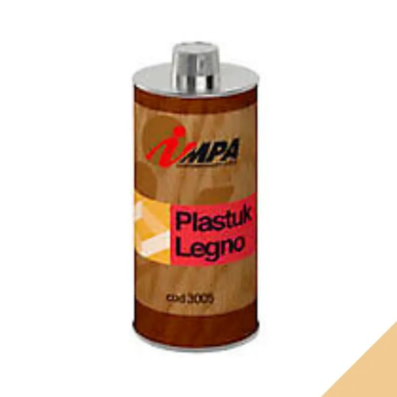 Laatste Versie Stucco poliestere Impa per legno, in pasta bicomponente, cartuccia 1,445 Kg, colore Douglas