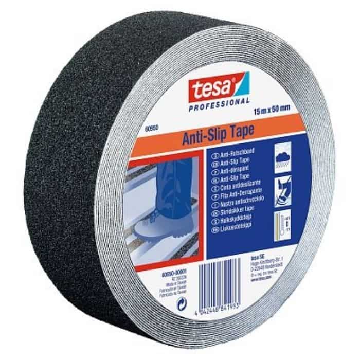 Favoriet Nastro antisdrucciolo e antiscivolo, misura 25 mm x 15 m, finitura Nero