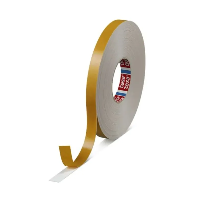 Koopje Nastro biadesivo 4957 Tesa per fissaggio a parete, adesivo acrilico, dimensione 25 mm x 25 m, Schiuma Pe finitura Bianco