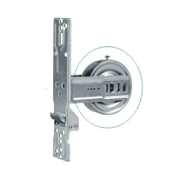 Avvolgitore serie Esa Sames per tapparella avvolgibile, capacità 12 mt, ingombro 210 mm, finitura Zincata Meest Verkocht