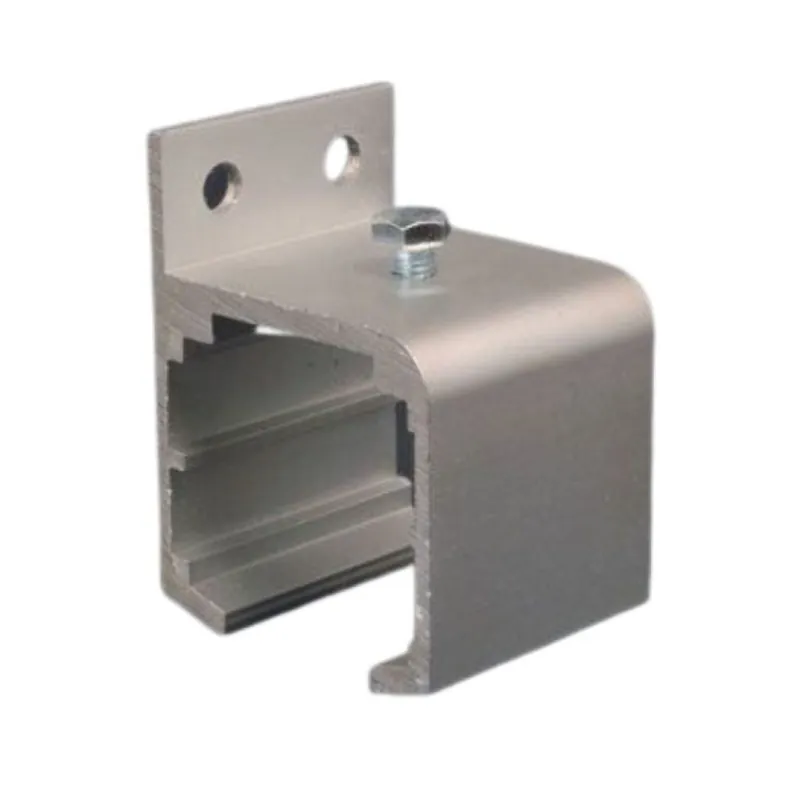 Staffa angolare a fascia LS120 Pettiti per il montaggio del binario a parete, portata 120 Kg, Alluminio finitura Anodizzato Argento Koop Vandaag