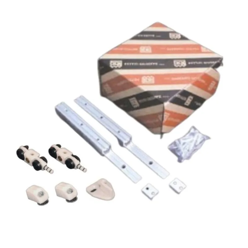 Bestel Nu Guarnitura scorrevole Monosilent SF80 Pettiti per porta a filo da interni, staffa incasso e fermi di arresto, portata 80 Kg, Nylon finitura Neutro