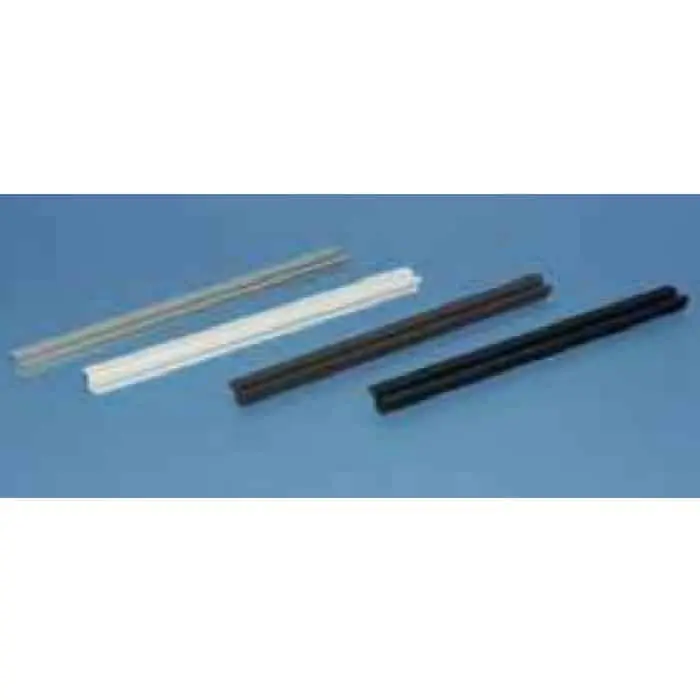 Profilo in plastica Volpe-Falco Sliding per anta scorrevole mobile, lunghezza 3000 mm, portata 25 kg, colore Nero Beperkte Voorraad