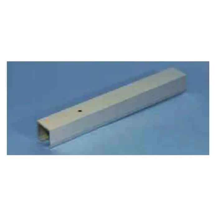 Hete Deal Binario superiore Pegaso 10050200A Sliding per porte scorrevoli, dimensione 26,4x24,70 mm, portata 60 Kg, lunghezza 2000 mm, Alluminio finitura Anodizzato Argento