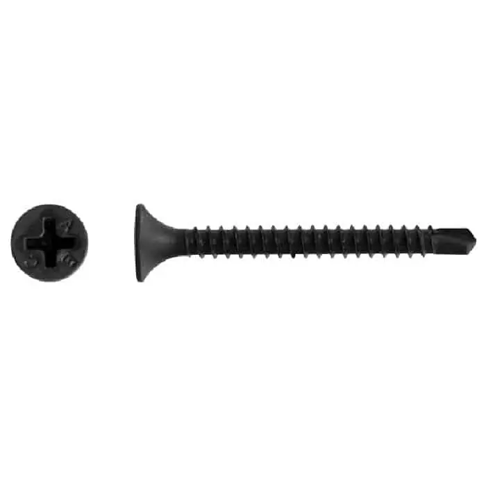 Bestseller Vite autoforante per metallo testa piana svasata, impronta PH, dimensioni 3,9x32 mm, finitura Zincato Nero
