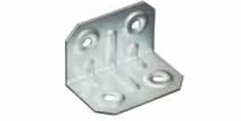 Piastra giunzione ad angolo 25x25x40 mm, 4 fori spessore 1 mm, Rapid 149, finitura Zincato Bestel Nu