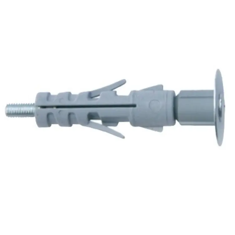 Tassello prolungato in nylon TNA Giussani Rapid, con vite M4, diametro 9 mm, lunghezza 50 mm Alleen Vandaag