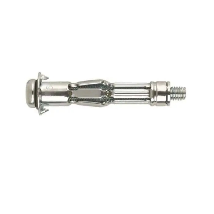 Snelle Levering Tassello in acciaio AF Giussani Rapid, per cartongesso, con vite M4, diametro 8 mm, lunghezza 46,5 mm