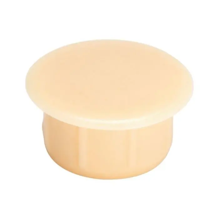 Copriforo in plastica Valplast 73, diametro interno 8, esterno 11,5, finitura Avorio 9 Nieuw