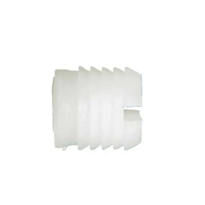 Aanbieding Bussola autofilettante in nylon 8748 a espansione, diametro 8 mm, lunghezza 8 mm, passo M4, finitura Trasparente