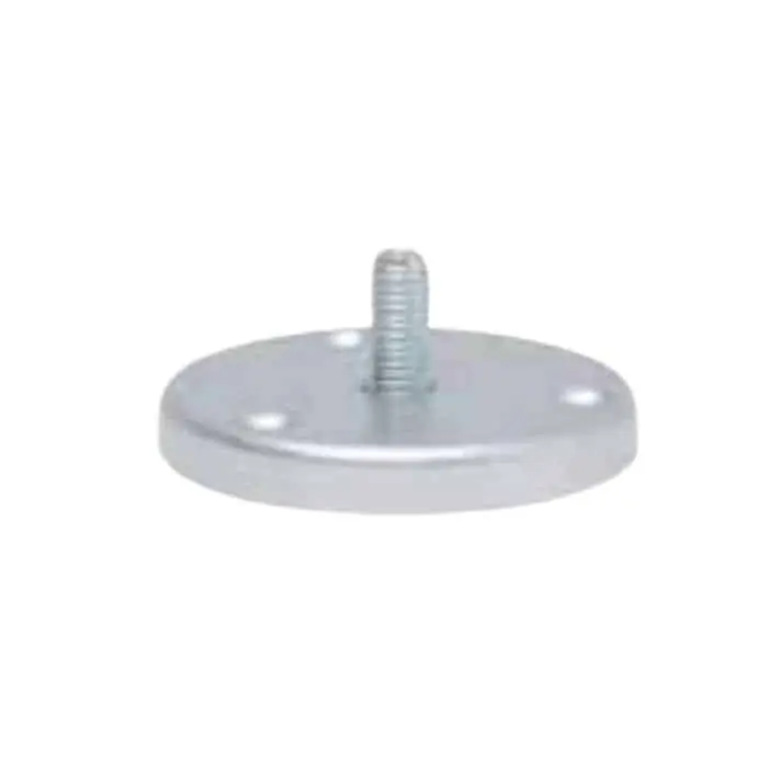 Beperkt Aanbod Flangia di fissaggio F07, Altezza 10 mm, MA 10, Cromo Lucido