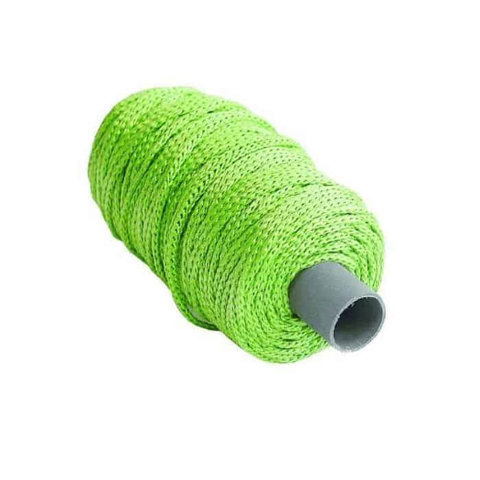 Filo Nylon Metrica 60205 per muratori, in rotolo da 50 mt, finitura Verde Laatste Kans