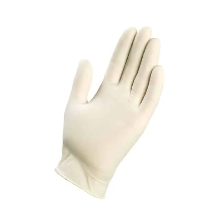 Guanto monouso in lattice di gomma naturale Latex Powder Free Icoguanti, taglia XL/9, colore ambra Flitsaanbieding