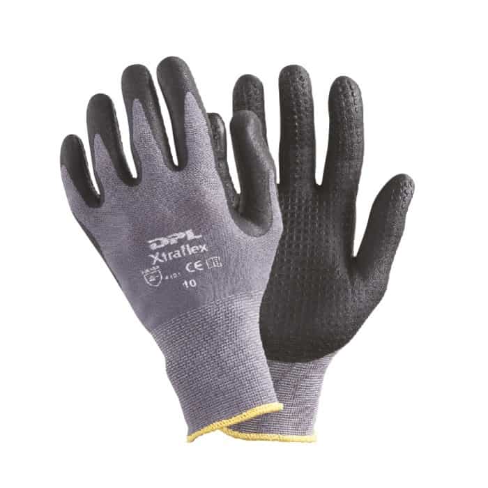 Seizoensaanbieding Guanti tecnici Xtraflex Icoguanti con rivestimento sintetico in Nitrile, taglia XL 9, colore Nero e Grigio
