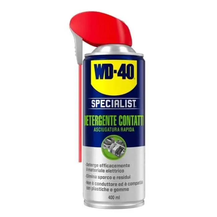 WD-40 Specialist Detergente contatti elettrici spray, 400 ml, colore Trasparente Speciale Aanbieding