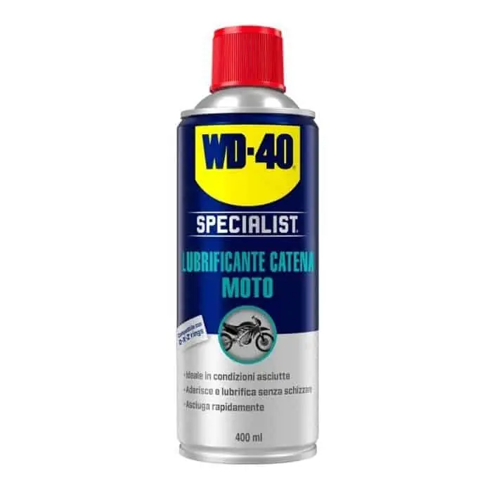 Bestel Nu WD-40 Specialist 39786 Lubrificante per catena moto spray, 400 ml, colore Trasparente