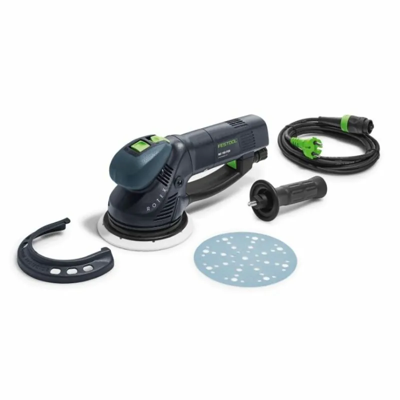 Goedkoop Levigatrice orbitale rotativa Rotex RO 150 FEQ 575066 Festool, platorello 150 mm, potenza 720 W, cavo 4 mt