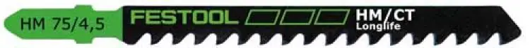 Lame seghetto Festool HM 75/4,5 Gecertificeerd