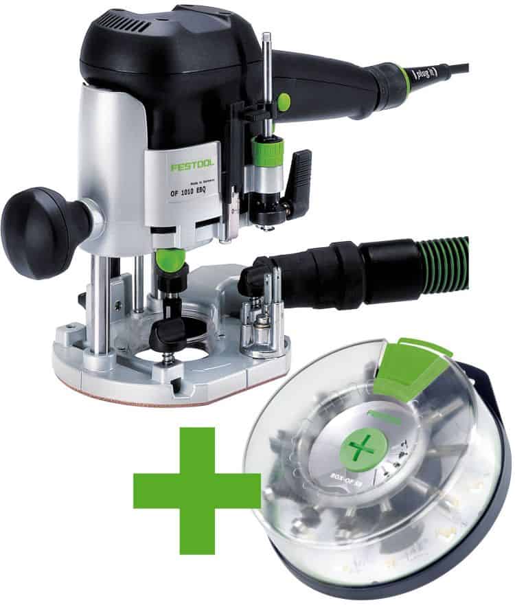 Laatste Kans Festool Fresatrice verticale OF 1010 EBQ - Plus + Box -OF - S 8 / 10 x HW