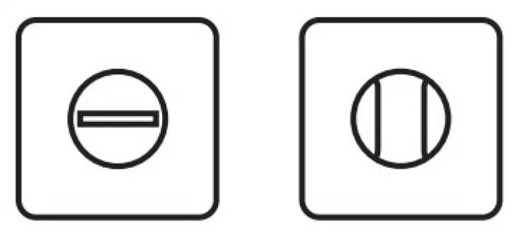 Direct Verzonden Nottolino per porte K 3029 Fusital Cromo Satinato