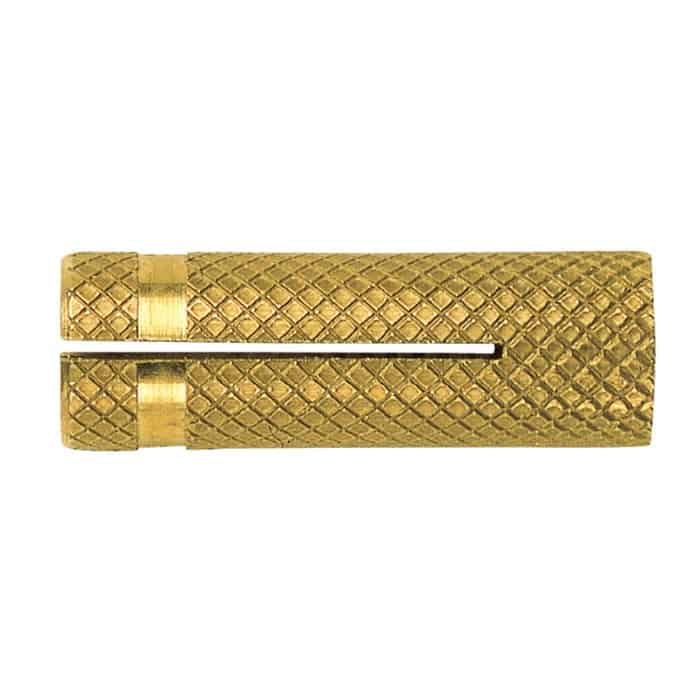 Tassello femmina PO M 8 Fischer in ottone, con filettatura metrica interna, per fissaggi universali, lunghezza 30 mm, diametro 10 mm Tijdelijk Beschikbaar