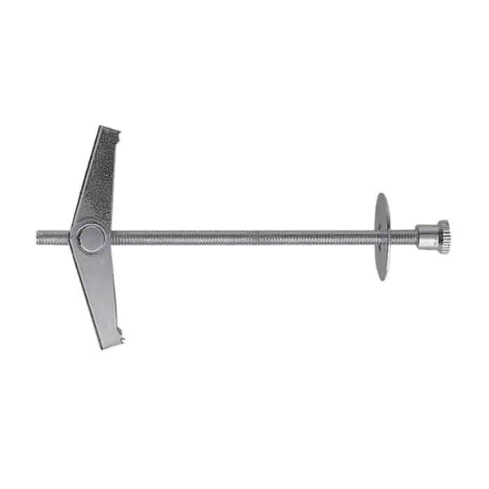 Fissaggio ad ancora KD 4 Fischer in acciao, con dado zigrinato, per supporti forati, diametro 14 mm, vite M4x100 mm Tijdelijk Beschikbaar