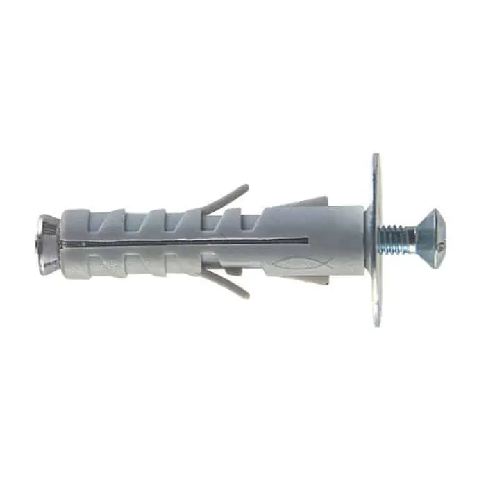 Populair Tassello in nylon SB 12/4 Fischer con vite T.S.C. taglio combinato, per fissaggi universali, lunghezza 45 mm, diametro 12 mm