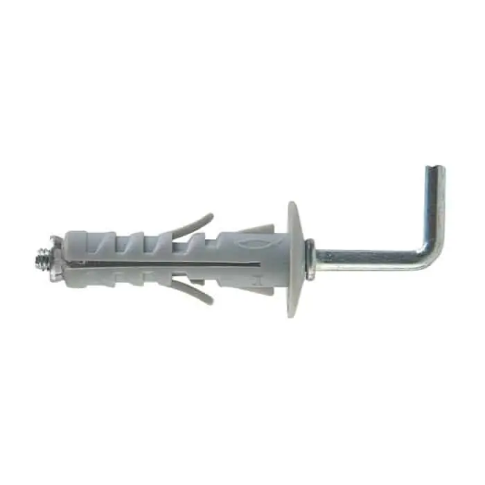 Tassello in nylon SB 12/6 Fischer con gancio lungo, per fissaggi universali, lunghezza 45 mm, diametro 12 mm Alleen Vandaag
