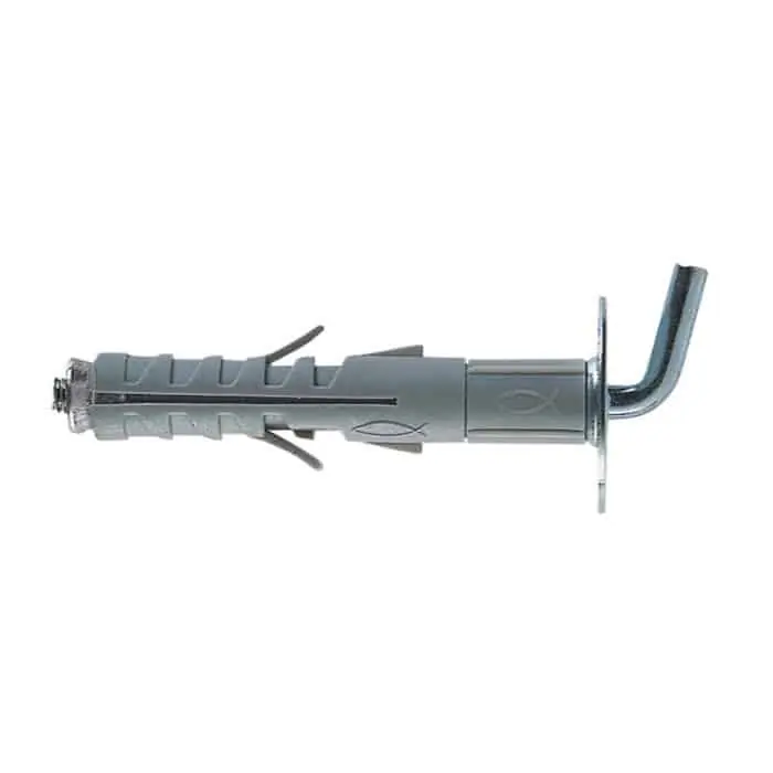 Premium Tassello in nylon SB 9 L 8 Fischer con gancio corto, per fissaggi universali, lunghezza 52 mm, diametro 9 mm