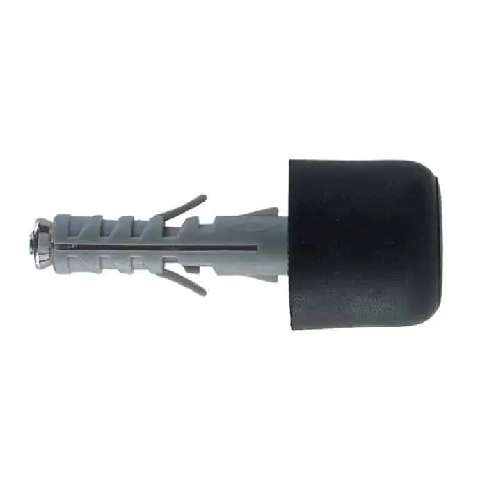 Premium Tassello in nylon SB 9/11 Fischer con fermaporta in PVC nero, per fissaggi universali, lunghezza 40 mm, diametro 9 mm