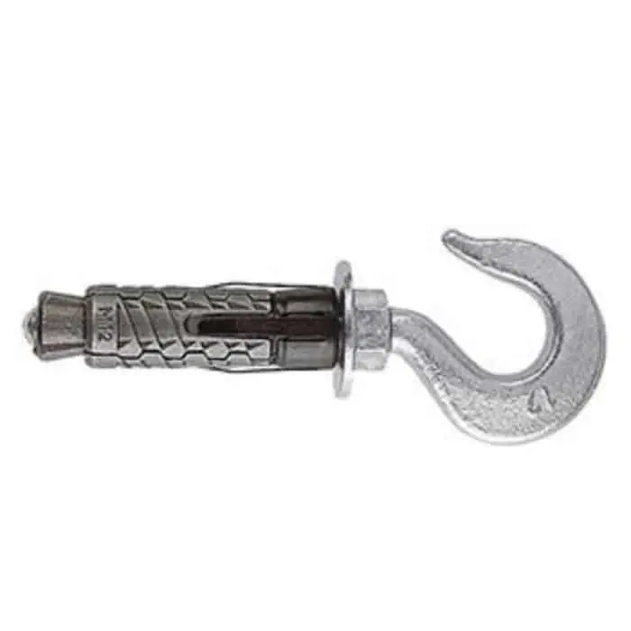 Ancorante GM 10 Fischer in ghisa, con gancio, per fissaggi pesanti, profondità 80 mm, diametro 18 mm Must-Have