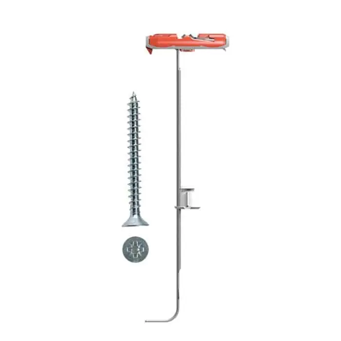 Fissaggio basculante Fischer DUOTEC 10 S in nylon, con vite truciolare TPS, ideale per cartongesso, diametro 10 mm Hoge Kwaliteit
