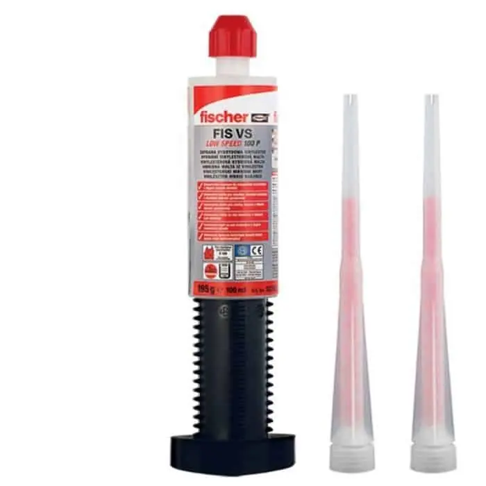 Resina Fis Vs 100 P Fischer per ancoraggio chimico strutturale, low-speed, cartuccia 100 ml, finitura Grigio Rechtstreeks Van De Fabrikant