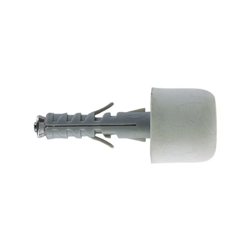 Tassello in nylon SB 9/12 Fischer con fermaporta in PVC bianco, per fissaggi universali, lunghezza 40 mm, diametro 9 mm Must-Have