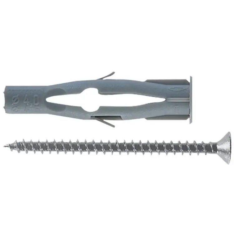 Seizoensaanbieding Tassello Fu-V Fischer, per fissaggio Universale, diametro 6 mm, lunghezza 35 mm, con vite 3,5x45 mm, materiale Nylon