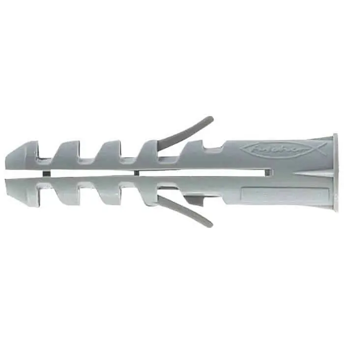 Tassello S-C Fischer per fissaggio universale, diametro 8 mm, lunghezza 40 mm, con collarino, materiale Nylon Rechtstreeks Van De Fabrikant