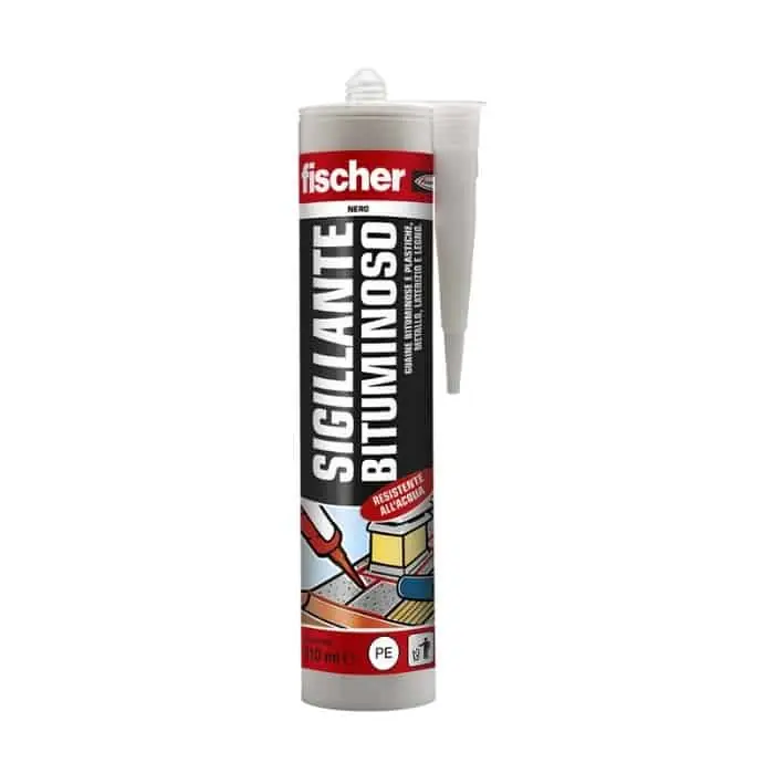 Koop Vandaag Sigillante SB NE Fischer per membrana di copertura, bituminoso elastoplastico, cartuccia 280 ml, finitura Nero