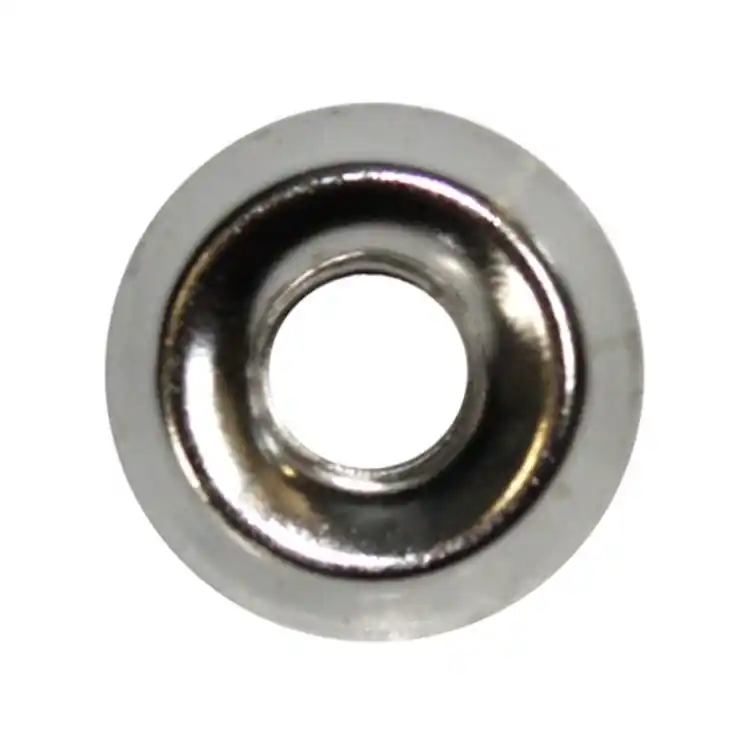 Gratis Retour Orlo sottovite 5.00.14 Fel per mobile diametro esterno 14 mm, interno 5,2 mm, altezza 2,5 mm, acciaio Nichelato