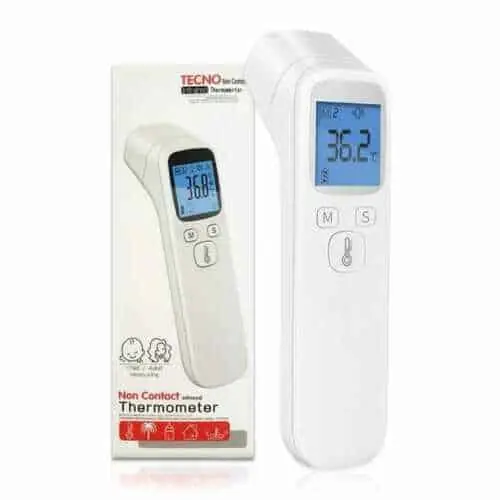 Actieprijs Misuratore termometro Tecno™ No Contact senza contatto, dispositivo professionale per rilevamento della temperatura corporea per uso medico