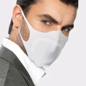 Korting Mascherine filtranti elastiche Mungo confezione 2 pezzi colore Bianco