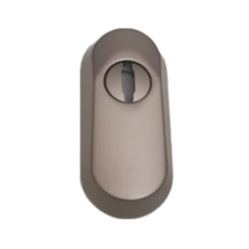 Defender ovale Iron Fiam per porte a profilo, con mostrina interna, spessore 16 mm, dimensione 79x36 mm, Acciaio finitura Nichelato Opaco Beperkte Voorraad