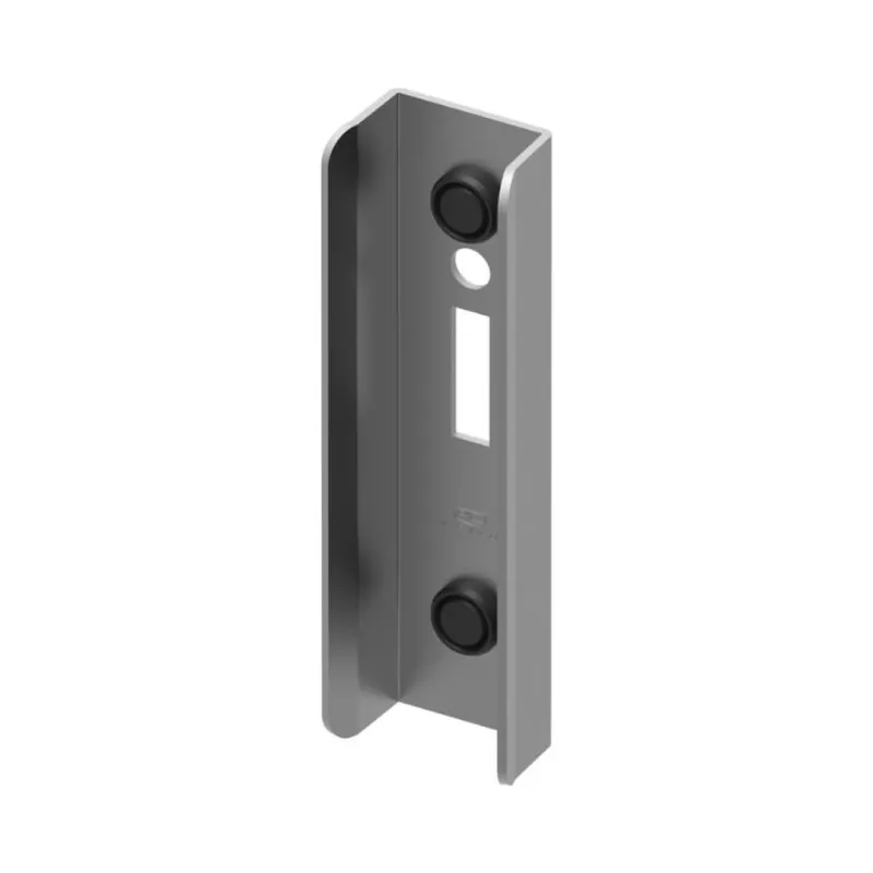 Battente aperto di arresto VA4201.040.L Fac per serratura a gancio cancello scorrevole, larghezza 42 mm, altezza 216 mm, Acciaio finitura Naturale Lucido Uitverkoop