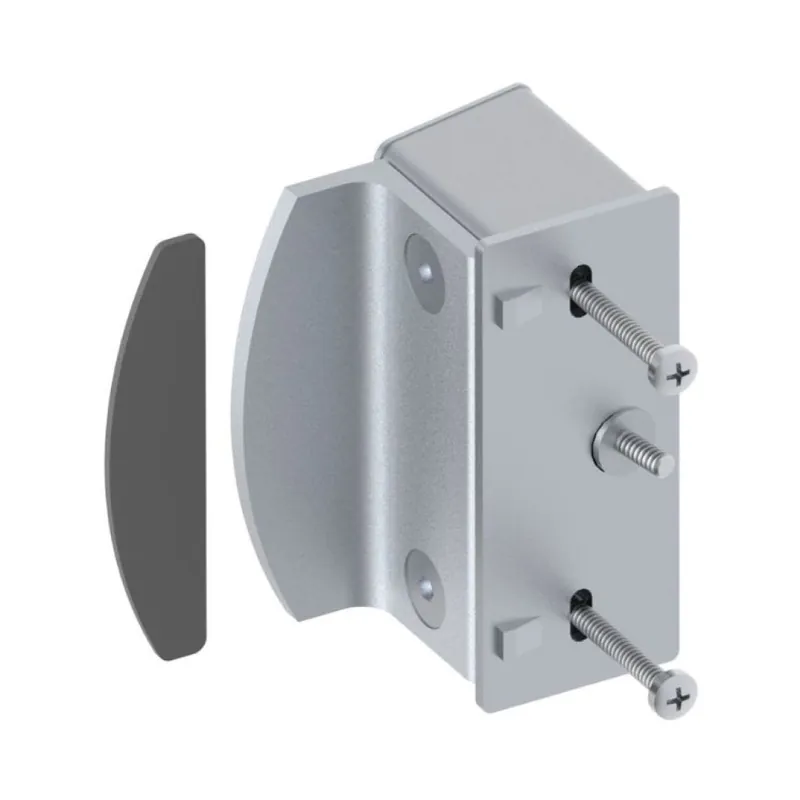 Incontro battente VC5200.050 Fac per elettroserratura cancello ad anta, altezza 101 mm, spessore registrabile 45-55 mm, Acciaio finitura Zincato Betrouwbaar