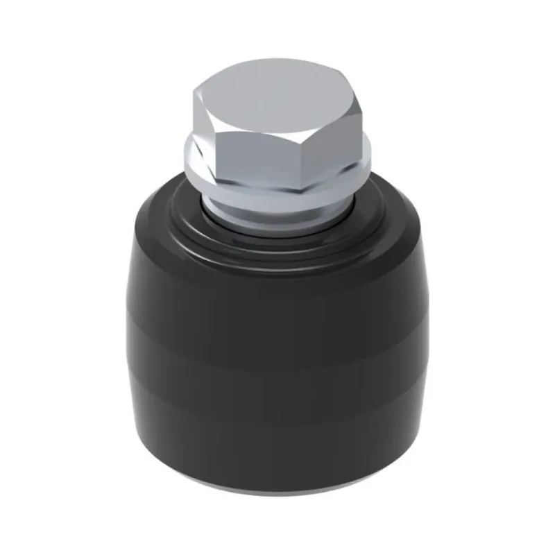 Oliva conica superiore VA3103.N38 Fac per guida superiore cancello scorrevole, diametro 38 mm, altezza 30 mm, filetto M10, Nylon finitura Nero Uitverkoop