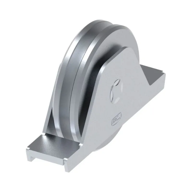 Ruota gola U a saldare VA1203.120.2 Fac per cancello scorrevole, diametro 120 mm, gola 16 mm, con 2 cuscinetti a sfera, portata 400 Kg, Acciaio finitura Zincato Flitsaanbieding
