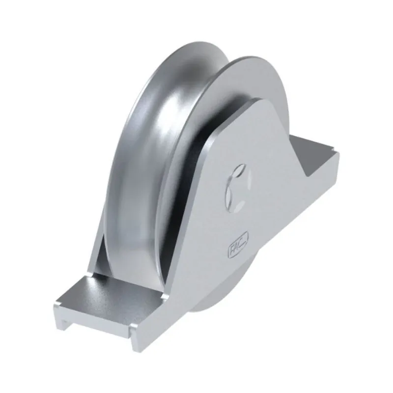 Ruota gola Tonda a saldare VA1403.140.2 Fac per cancello scorrevole, diametro 140 mm, gola 20 mm, con 2 cuscinetti a sfera, portata 400 Kg, Acciaio finitura Zincato Betrouwbaar
