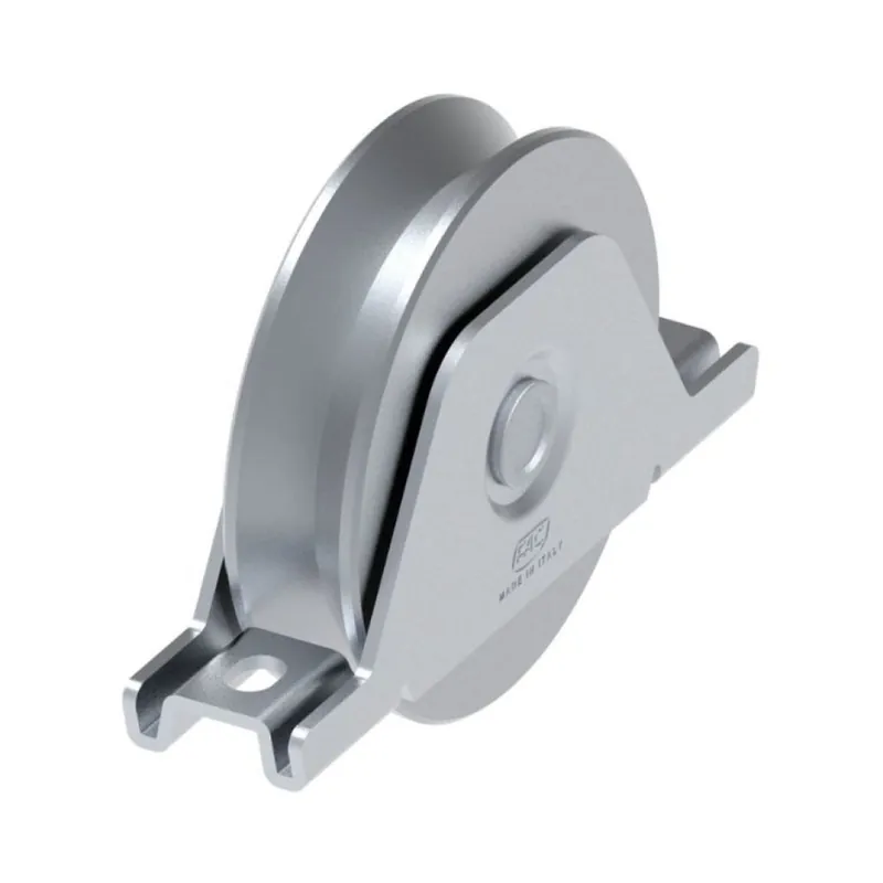 Betrouwbaar Ruota gola V da avvitare VA1104.090 Fac per cancello scorrevole, diametro 90 mm, con cuscinetto a sfera, portata 200 Kg, Acciaio finitura Zincato
