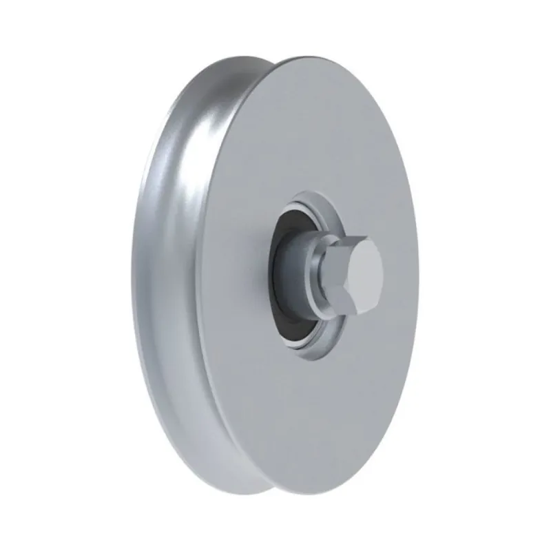 Ruota gola Tonda VA1301.120.3 Fac per cancello scorrevole, diametro 120 mm, spessore 25 mm, gola 16 mm, con cuscinetto a sfera, portata 250 Kg, Acciaio finitura Zincato Hete Deal