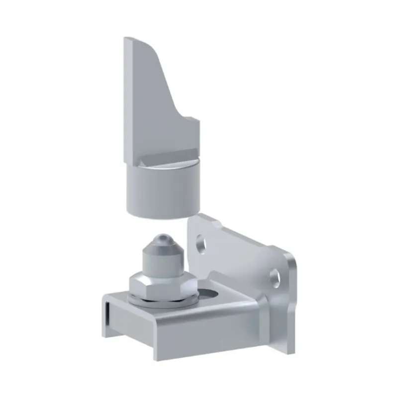 Cardine inferiore con piastra a vite VC2204.050 Fac per cancello ad anta, diametro 50 mm, regolazione 63-83 mm, Acciaio finitura Zincato Superprijs