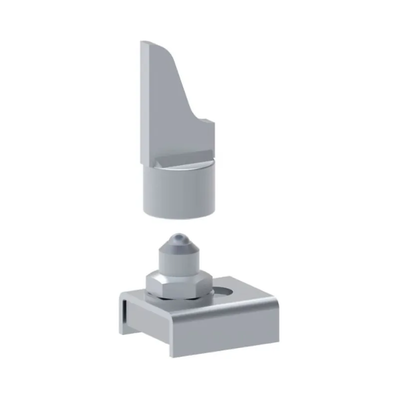 Rechtstreeks Van De Fabrikant Cardine inferiore saldare VC2203.050 Fac per cancello ad anta, diametro 50 mm, regolazione 58-78 mm, Acciaio finitura Zincato